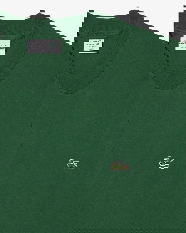 Lacoste Mens Classic Fit Cotton Jersey T-Shirt - Green 132