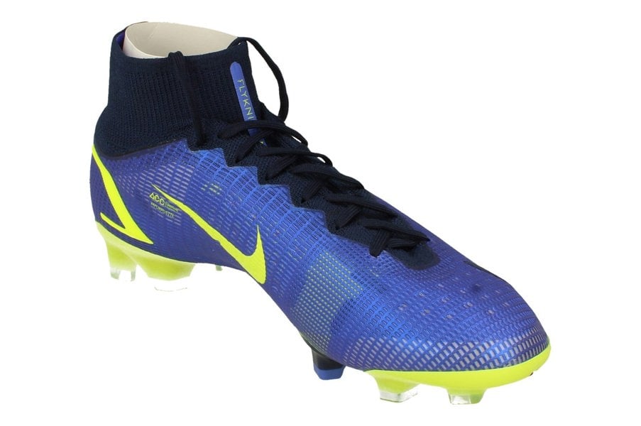 Nike Superfly 8 Elite FG Mens Football Boots Cv0958  574 - Sapphire Volt Blue Void 574 - Photo 3