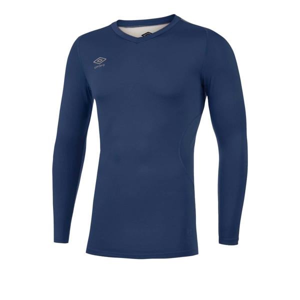 Umbro Mens Elite V Neck Base Layer Top - Navy - 