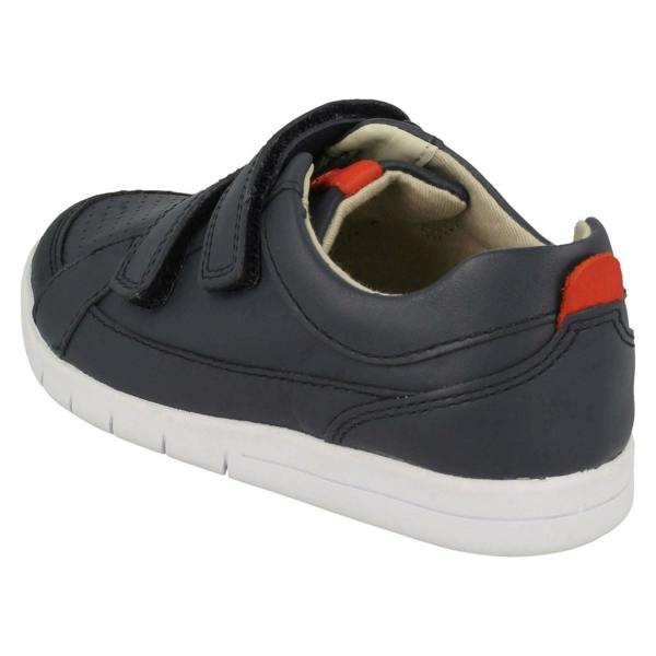 Clarks Boys Clarks Casual Hook & Loop Fastening Shoes Emery Walk T