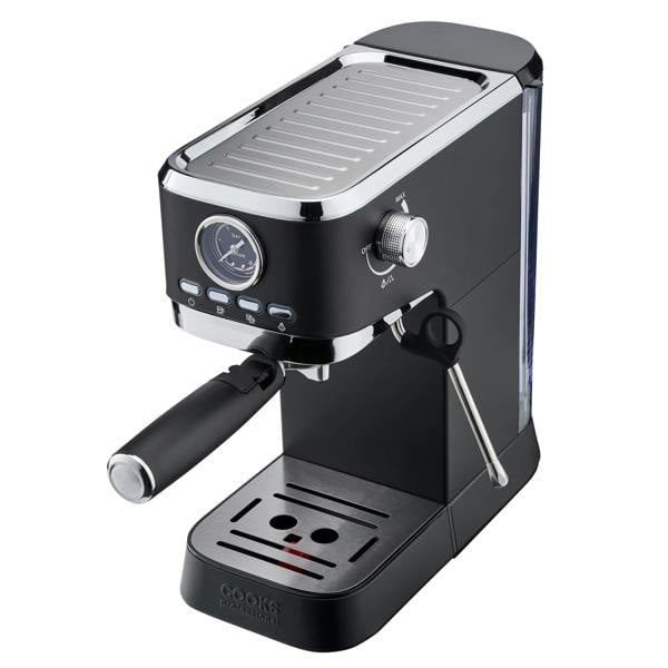 Cooks Professional 20 Bar Espresso Machine | Satin Black