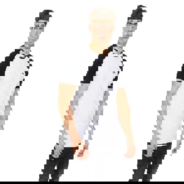 Crosshatch Mens Remison T-Shirt - Black/White - 