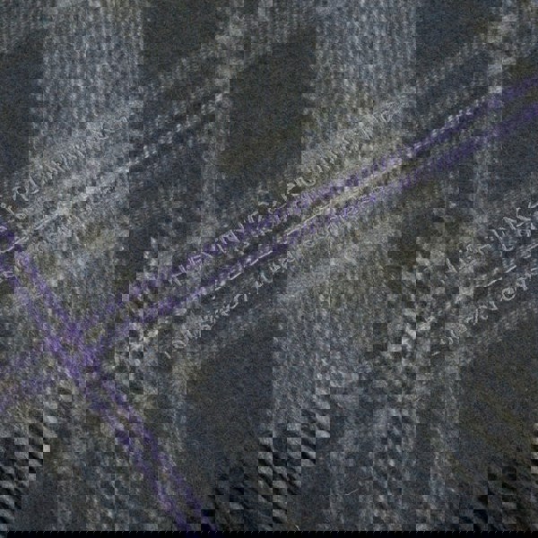 Highland Dreams - Recycled Wool Blanket - Persevere Flint Grey Tartan - Heating & Plumbing London - Throw