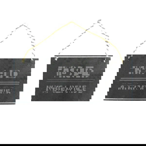 Personalised Memento Company Personalised Hanging Slate Sign