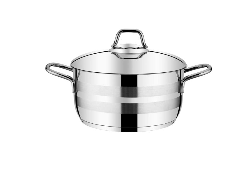 Rozi Asude Collection Stainless Steel Casserole