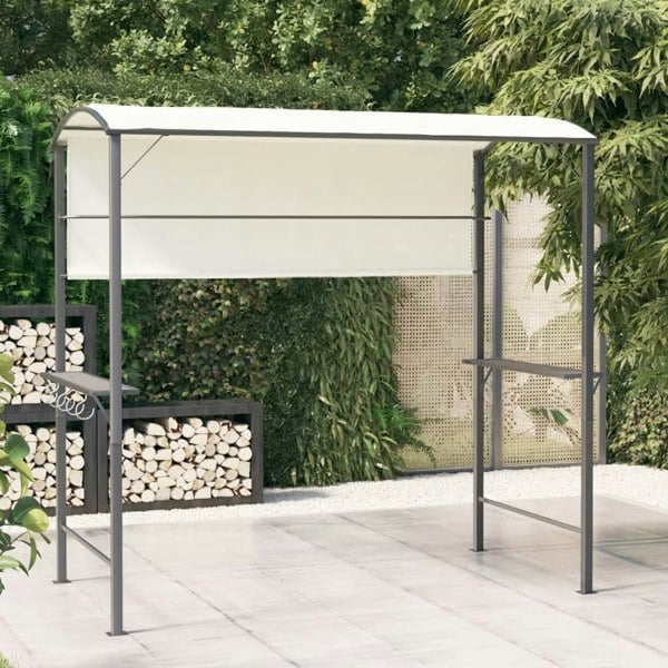 Berkfield Gazebo with Roof 220x110x200 cm Cream