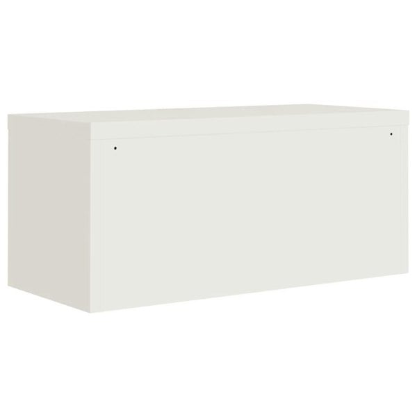 Berkfield File Cabinet White 90x40x240 cm Steel