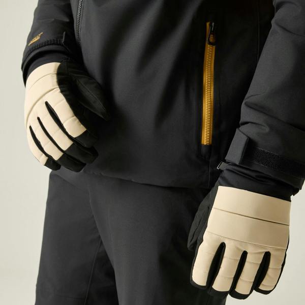 Dare 2B Unisex Adult Freeride II Ski Gloves - White Pepper - 