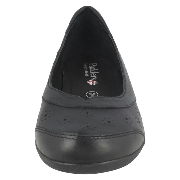 Padders Ladies Padders Cut Out Ballerina Flats Demi 2