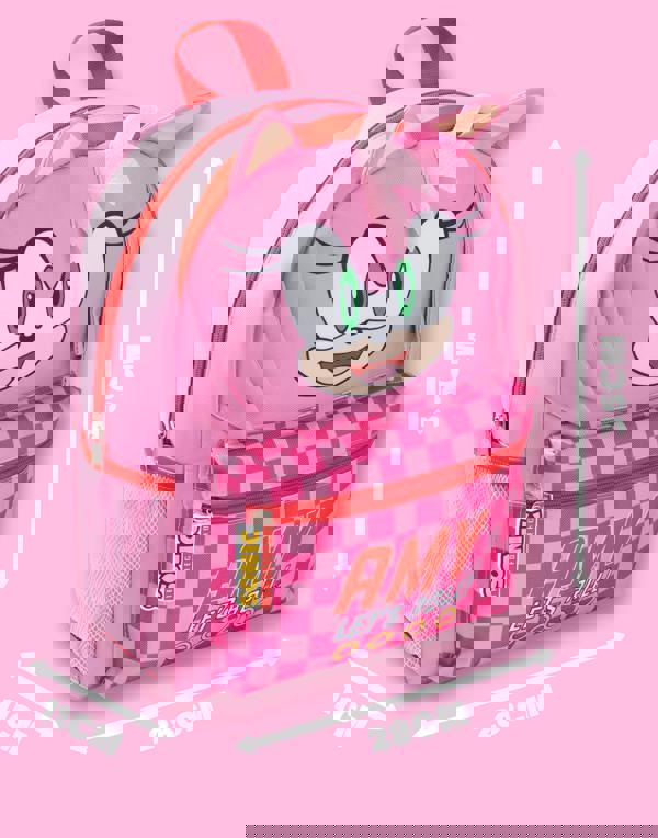 Sonic the Hedgehog Unisex Kids Pink Amy Backpack (One Size)