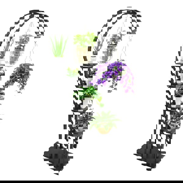 Creative Curved 4 Tier Plant Stand Bonsai Display Shelf Shelves & Racks Living and Home