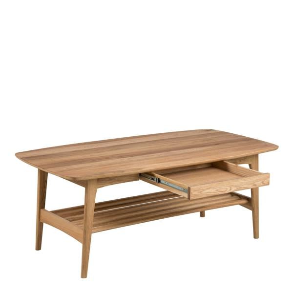 Wyld Haus Featherwood Natural Oak Wood Coffee Table