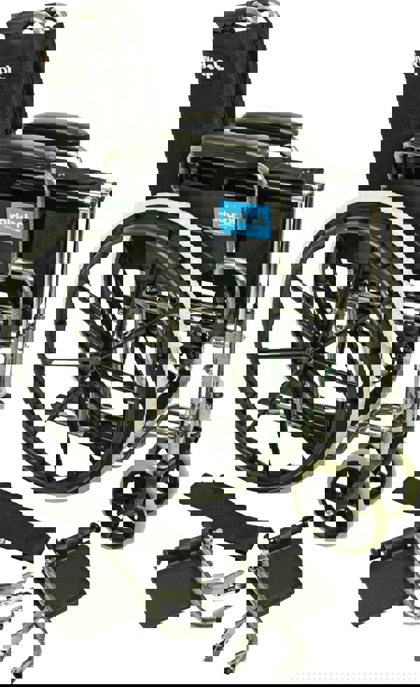 Aidapt Self propelled steel wheelchair Hammered Eggect