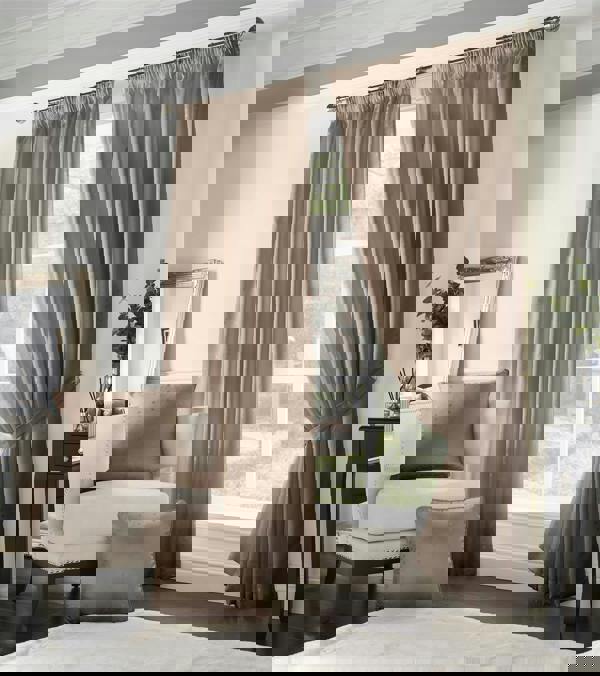 Luxury Living Adi Lined Pencil Pleat Curtains
