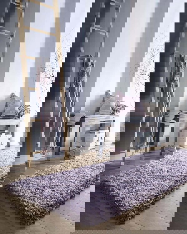 Chicago Lavender Shaggy Rug | Cozy Modern Plush Carpet