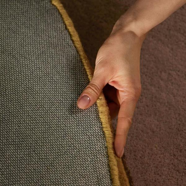 Ted Baker Wool Rug, Beige Multicolour, cotton backing, geometric design, hard-wearing rug, hand-woven rug.