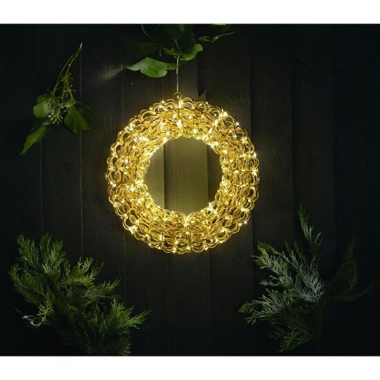 MySmartBuy Titan Gold Wreath 40cm LV