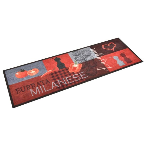 Berkfield Kitchen Carpet Washable Tomatoes 60x300 cm
