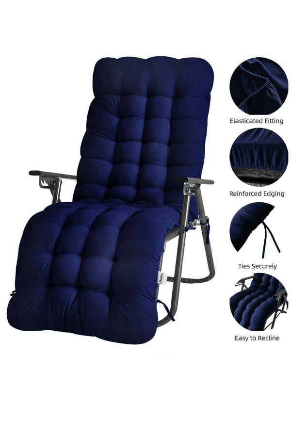Groundlevel Extra Thick Soft Fill Full Length Chair Cushions