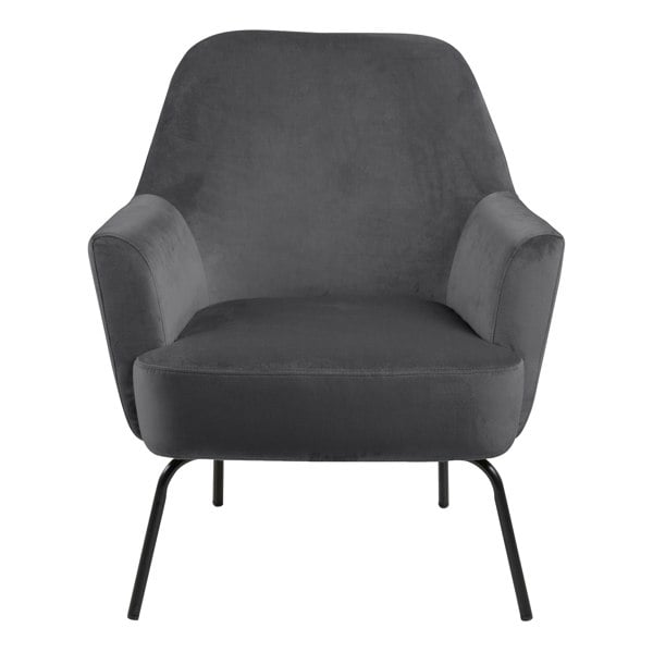 Furniture To Go Melissa Lounge Chair in Dark Grey