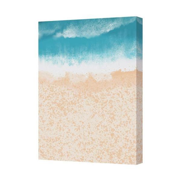 Benjamin Tate Design Canvas 8501 Beach Seascape Wall Art Print Calm Ocean Sky And Sand