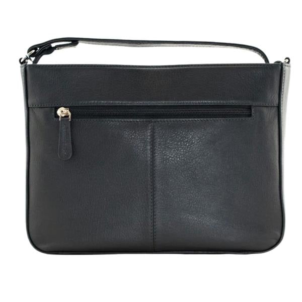 Mala Leather Snowdrop Messenger Leather Crossbody