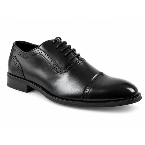 Dolcetto Men's Vegan Leather Formal Lace-Up Oxford Shoes
