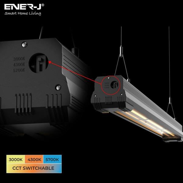ENER-J 200W LED LINEAR HIGHBAY, 150 LM/W, CCT Switchable, 5 Years Warranty