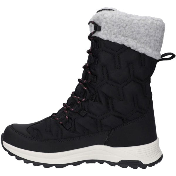 Hi-Tec Sophia Nylon Women's Jet Black/Festival Fuchsia Winter Ankle Boots