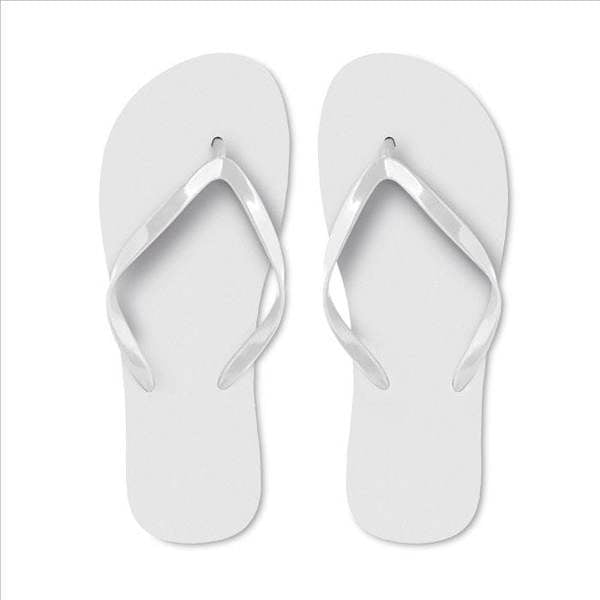 MidOcean Unisex Adult EVA Beach Slippers - White - 