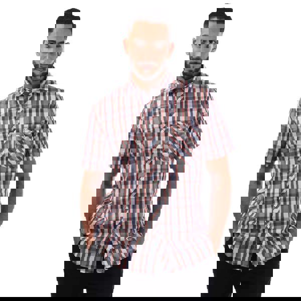 Trespass Mens Kenora Checked Shirt - Orange