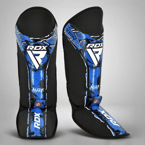 RDX Sports SHIN INSTEP NEW AURA F17 BLACK BLUE