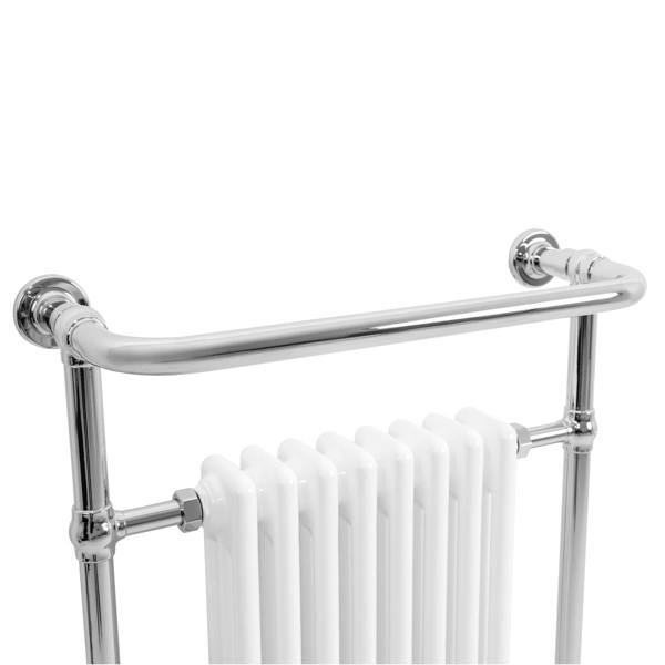 Monstershop Traditional Heated Towel Rail Radiator – 950mm x 660mm  – White