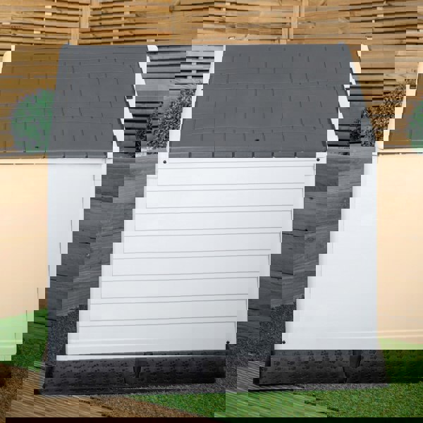 Samuel Alexander 99 x 92cm Samuel Alexander Large Outdoor Plastic Dog House with Raised Bed