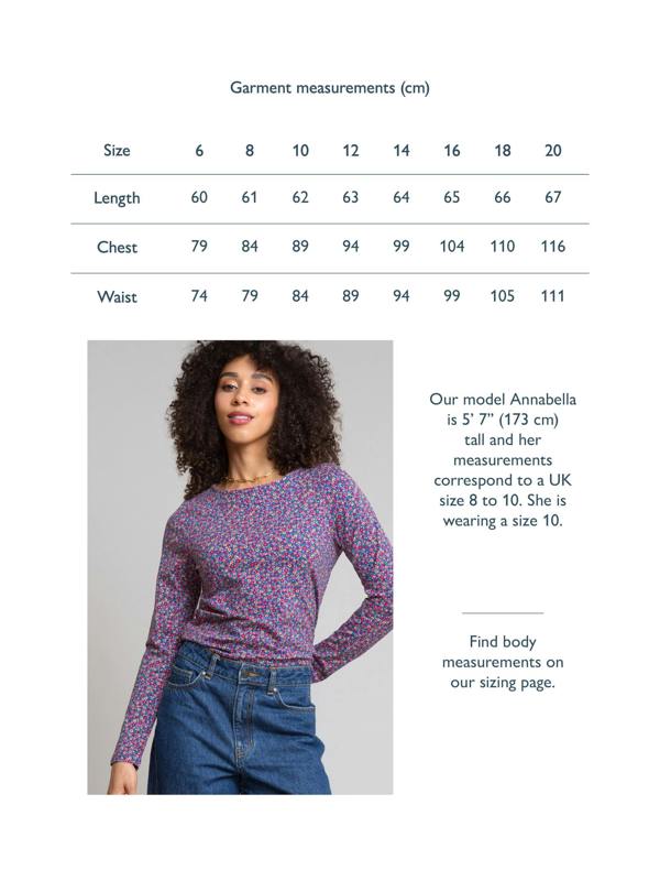 Kite Womens Organic Berry Ditsy Tarrant Jersey T-Shirt