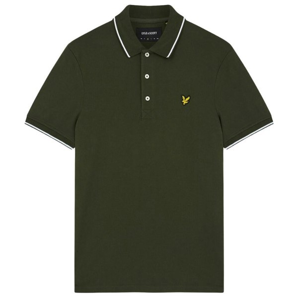 Lyle & Scott Tipped Polo Shirt - Olive