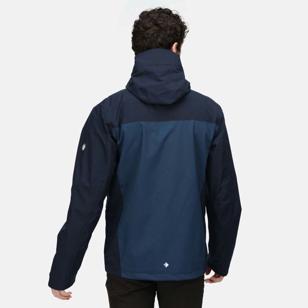 Regatta Men's Birchdale Waterproof Hooded Jacket - Moonlight Denim/Navy