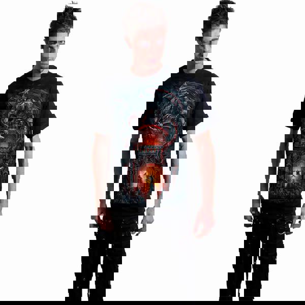 DRAGON'S LAIR - T-Shirt Black - Spiral USA