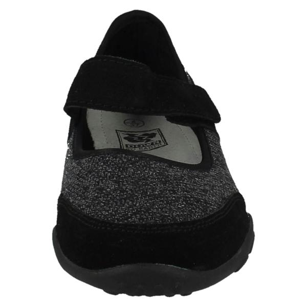 Down to Earth Ladies Down To Earth Casual Hook and Loop Shoes F80559