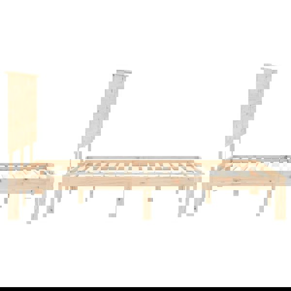 Berkfield Bed Frame with Headboard 120x200 cm Solid Wood