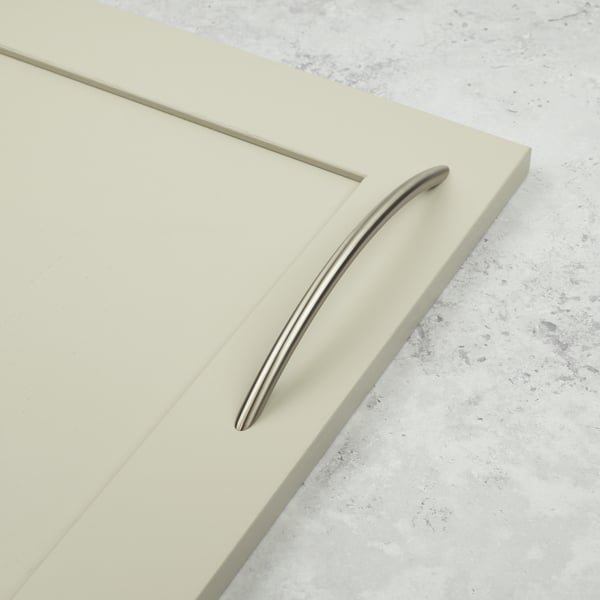 Handle & Home Brushed Nickel Slim Bow Cabinet Handles