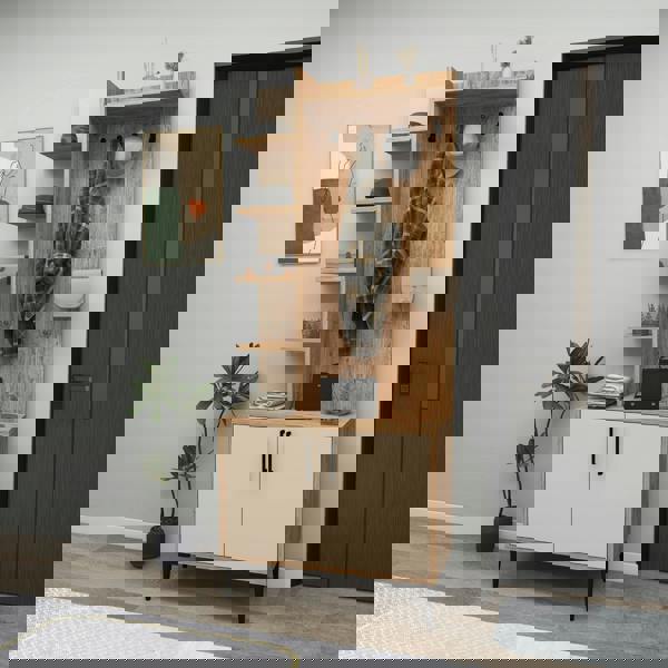 Destina Home Lefteris Hallway Coat Rack with Shelves