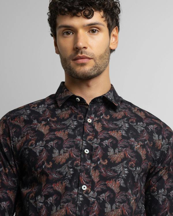 Steel & Jelly Limited Edition Seasonal Leaf Slim Fit Shirt