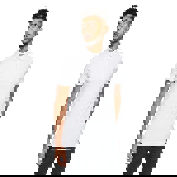 Crosshatch Mens Sullivan Polo Shirt - White - 