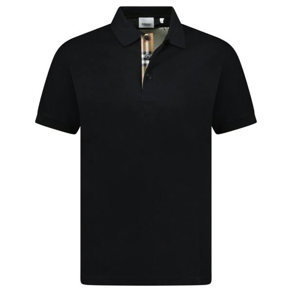 Burberry 'Hartford' Check Polo Black - chancefashionco