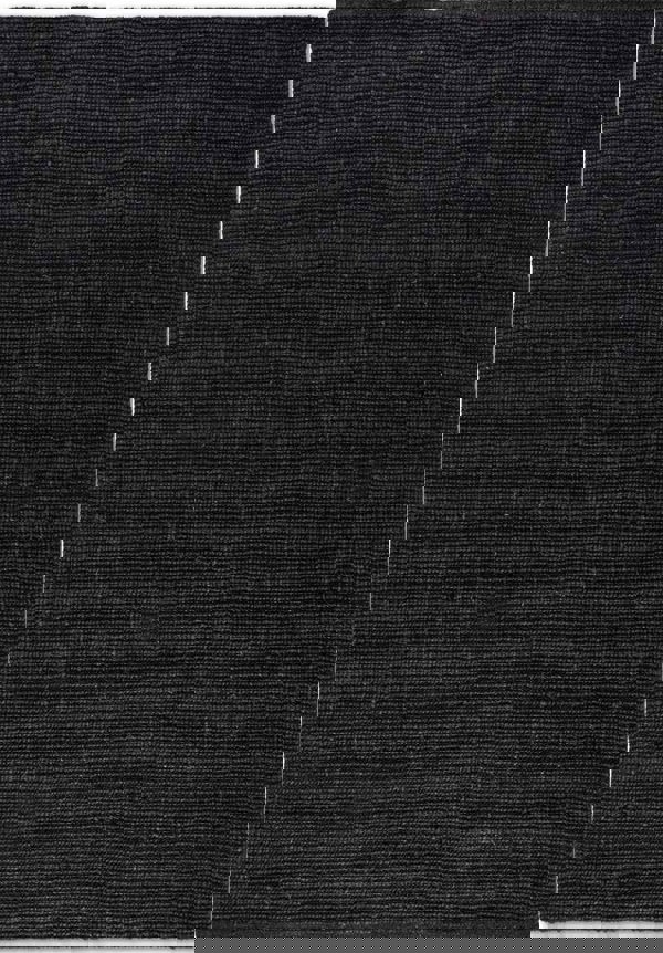 Handwoven Jute Black Rug – Natural Colour