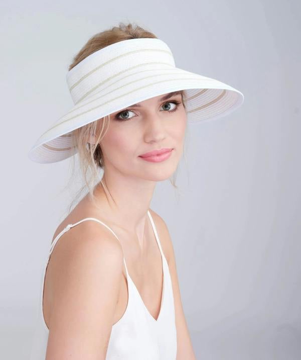 Pia Rossini Cruise - Wide Brim Straw Visor