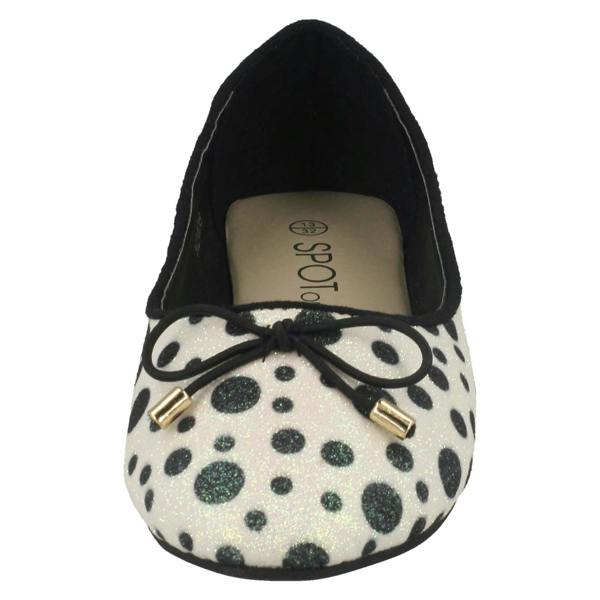 Spot On Girls Spot On Spotted Ballerinas