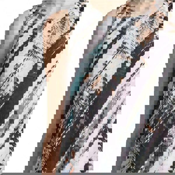 Great Plains Pastel Paint Layered Womens Dress