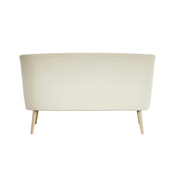Wyld Haus Hettie Ivory 2 Seater Love Sofa Wooden Legs